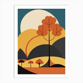 Autumn Landscape 2 Art Print