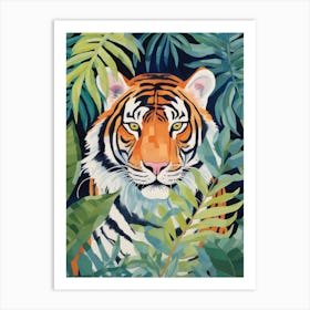 Tiger In The Jungle 10 Art Print