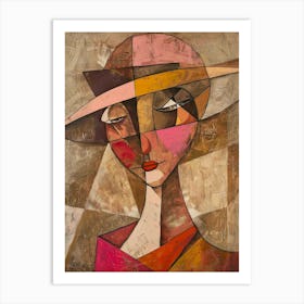 Woman In A Hat Art Print