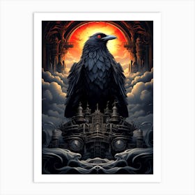 Raven Art Print