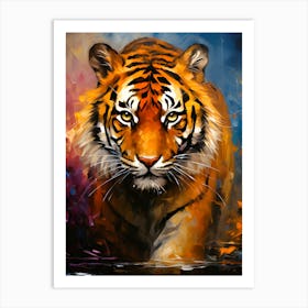 Tiger Painting Art Print