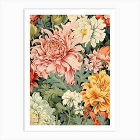 Chrysanthemums 8 Art Print