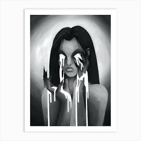 Dripping With Tears  Art Print