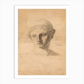 Antique Bust (1906), Egon Schiele Art Print