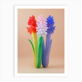 Dreamy Inflatable Flowers Hyacinth 3 Art Print