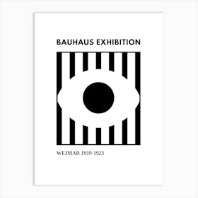 Bauhaus Black Exhibition Art Print