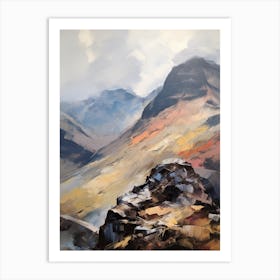 Scafell England 2 Mountain Painting Art Print