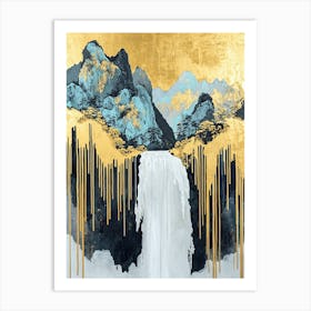 Borneo Golden Peaks Art Print