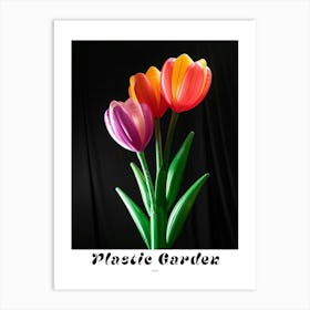 Bright Inflatable Flowers Poster Tulip 2 Art Print