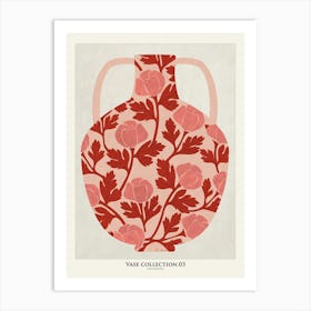 Vase and Roses Collection Art Print