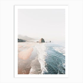 Cannon Beach Rock Art Print