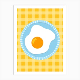 Picnic Fried Egg Art Print