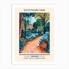 Southwark Park London Parks Garden 1 Art Print