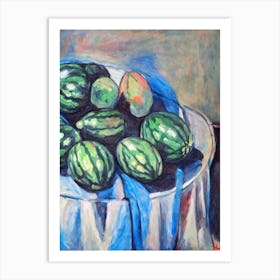 Watermelon Classic Fruit Art Print