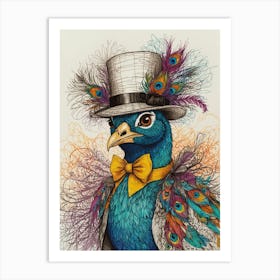 Peacock 32 Art Print