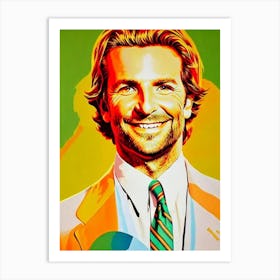 Bradley Cooper Colourful Pop Movies Art Movies Art Print