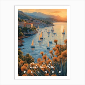 Côte d’Azur France Art Print