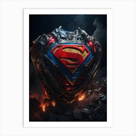 Superman Logo 3 Art Print
