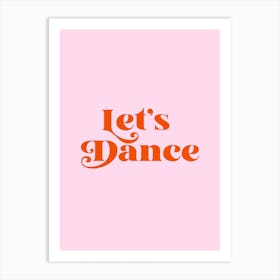 Let's Dance Art Print