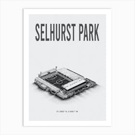 Selhurst Park Crystal Palace Fc Stadium Art Print