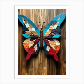 Butterfly Puzzle Wall Art 2 Art Print