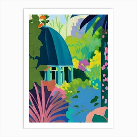 Missouri Botanical Garden, Usa Abstract Still Life Art Print