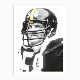 Jack Lambert Pittsburgh 1 Art Print