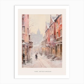 Dreamy Winter Painting Poster York United Kingdom 3 Art Print