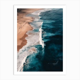 Aerial View Of A Beach 94 Art Print