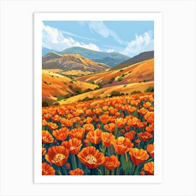 California Poppies 1 Art Print