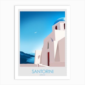 Santorini Greece  Art Print