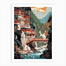 The Taroko National Park Taiwan Art Print