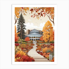 Fall At The Arboretum Art Print