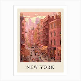 Vintage Travel Poster New York 3 Art Print