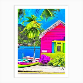 Providencia Island Colombia Pop Art Photography Tropical Destination Art Print