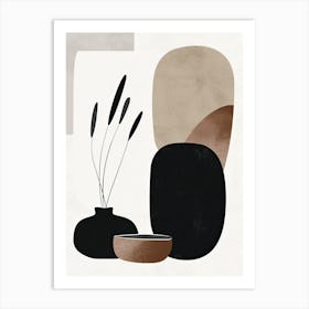 Charlottetown Stone Park Bauhaus Minimalist Art Print