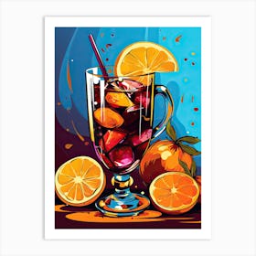 Mulled Wine, Gluhwein, Christmas art 6 Art Print