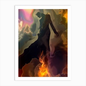 Mystical, Moody, "The Fire That Burns Forever" Art Print