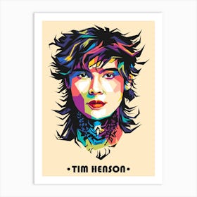 Polyphia Band Tim Henson Wpap Pop Art Style Art Print