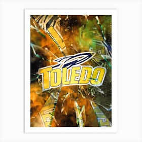 Toledo Rockets 1 Art Print