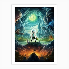 Rick and Morty Movie 2 Art Print