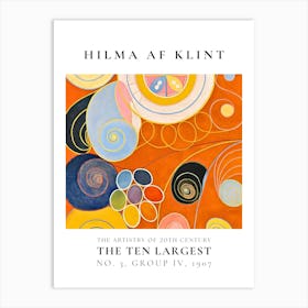 Hilma Af Klint Ten Largest No Group V Art Print