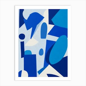 Abstract Blue Art Print