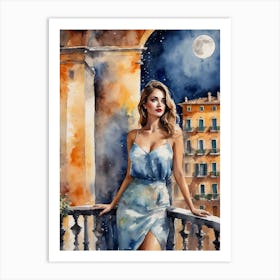 Bari Nights 1 Art Print