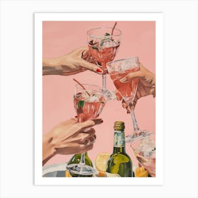 Cocktail Party Art Print