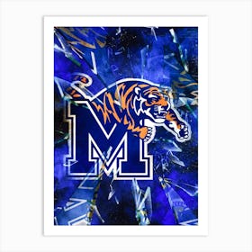 Memphis Tigers 1 Art Print