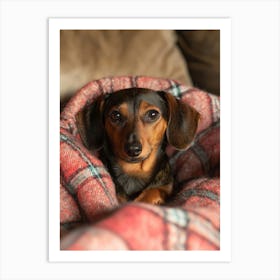 Dachshund.Generated AI. Wall Art Print 3 Poster