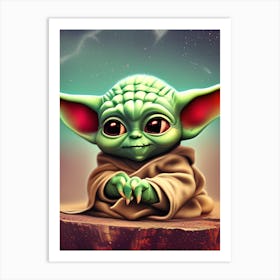 Baby Yoda 1 Art Print