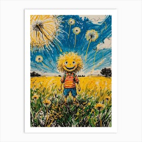 Dandelion 3 Art Print