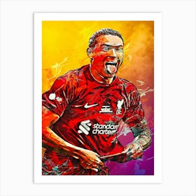 Darwin Núñez Liverpool 1 Art Print